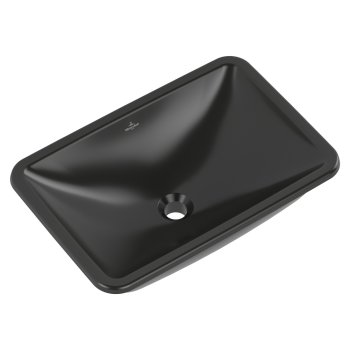 Раковина под столешницу Villeroy & Boch Loop & Friends, прямоугольная, 54×34 см, чёрный